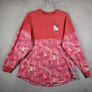 Disney‎ Cruise Line Spirit Jersey Unisex S Red The Dream of Europe  Mickey Mouse